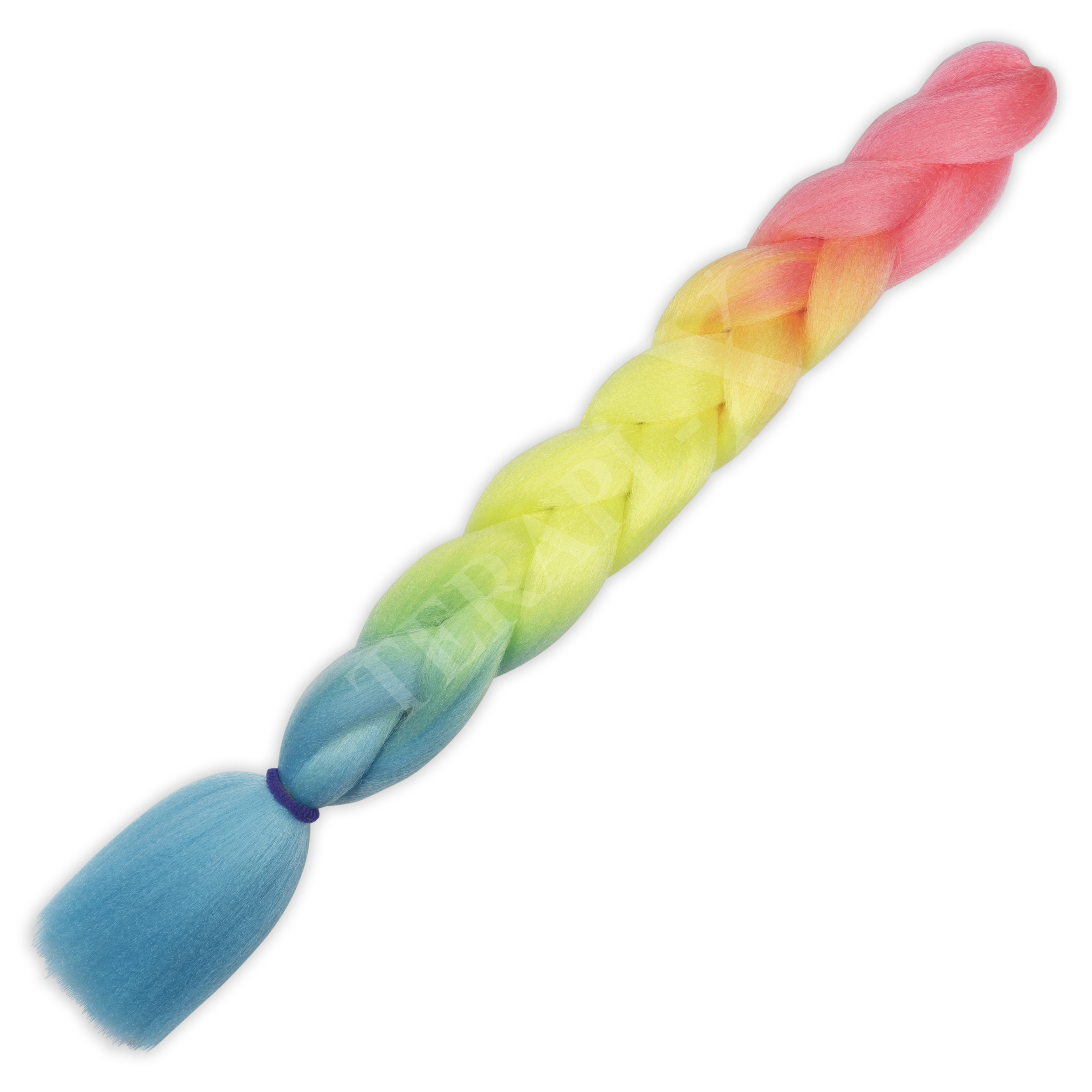 ÖRGÜLÜK SAÇ GM:3-1# AÇIK FUŞYA/NEON SARI/MAVİ